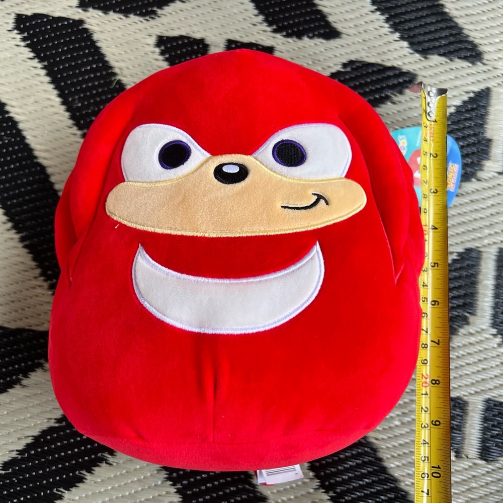 Squishmallow Sonic The Hedgehog Knuckles Plush Red Stuffed nwt